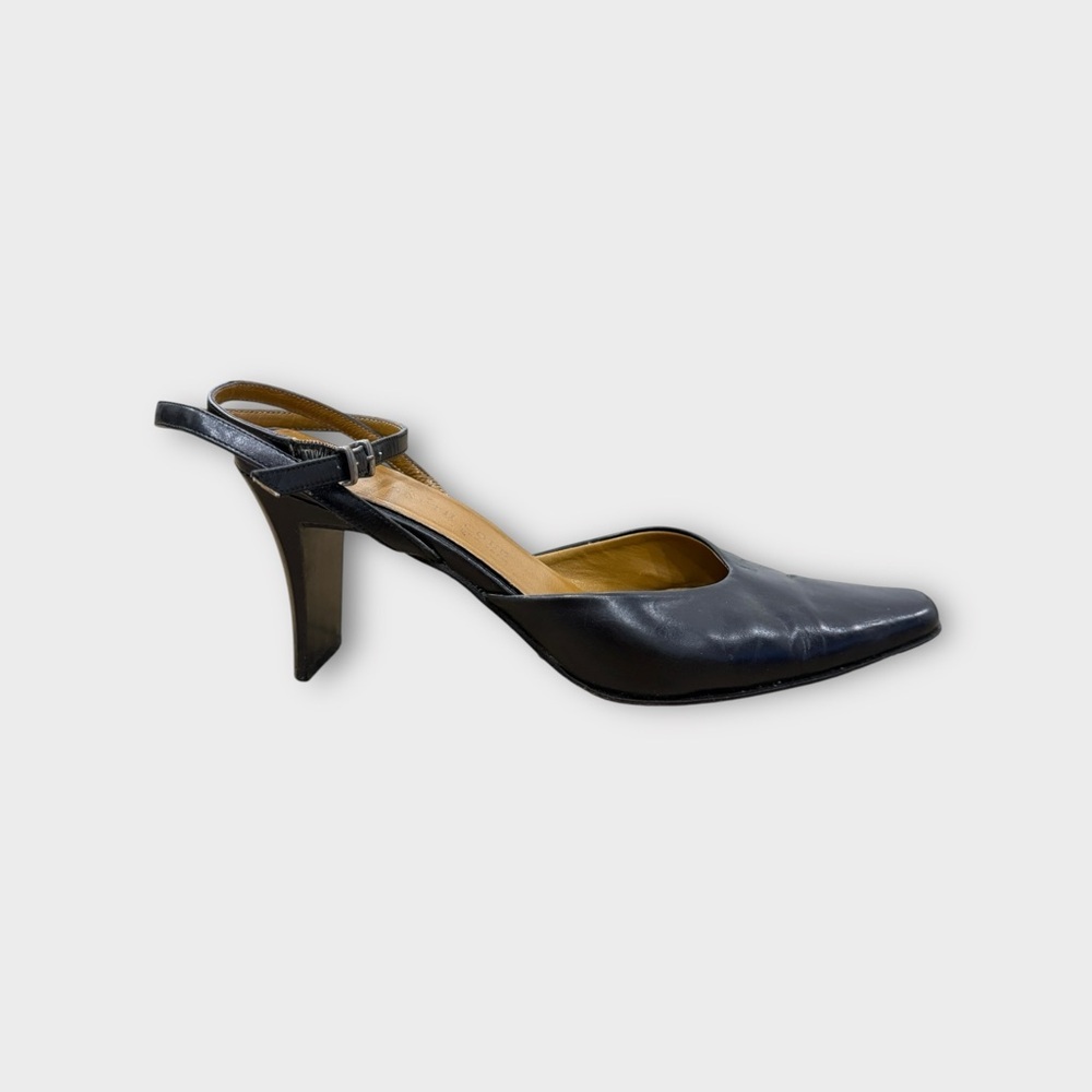 Kenneth Cole Black Slingback Heels